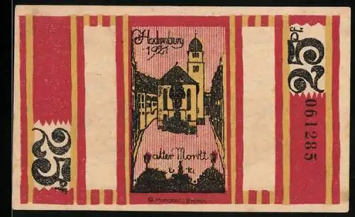 Notgeld Hachenburg 1921, 25 Pfennig, Alter Markt