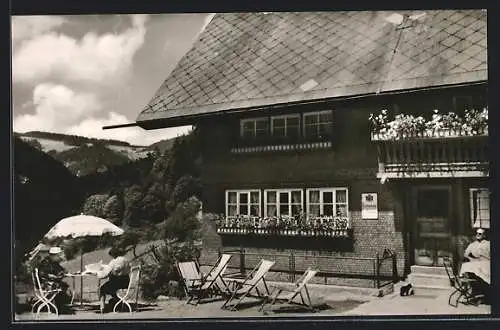 AK Gremmelsbach, Hotel Schoch, Teilansicht