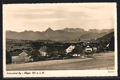 AK Oy i. Allgäu, Ortsansicht aus der Vogelschau