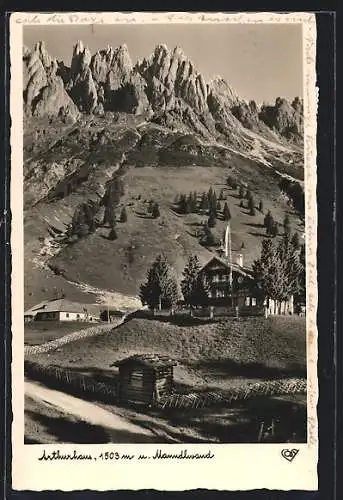 AK Arthurhaus, Berghütte an der Mandlwand