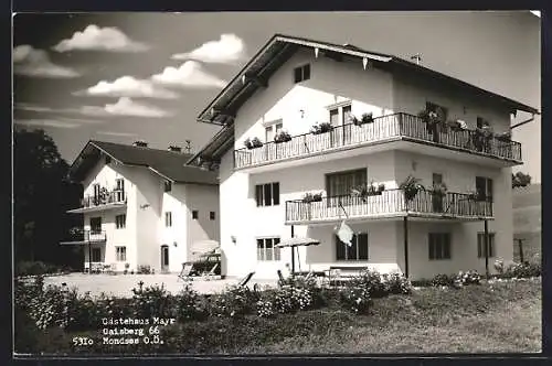 AK Mondsee /O. Ö., Gästehaus Mayr, Gaisberg 66