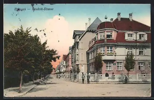 AK Villingen / Baden, Blick in die Friedrichstrasse