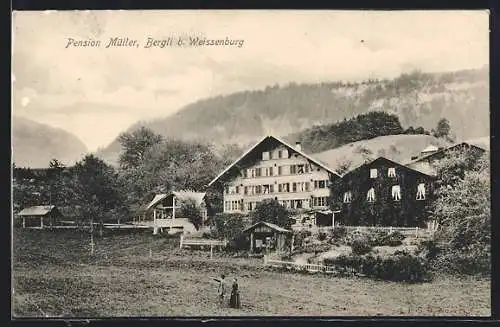 AK Weissenburg, Bergli, Pension Müller