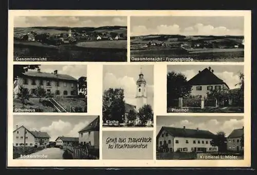 AK Bayerbach / Ergoldsbach, Krämerei L. Maier, Bäckerstrasse, Gesamtansichten