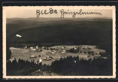 AK Zwieselberg / Württ., Gesamtansicht vom Flugzeug aus