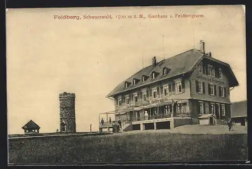 AK Feldberg / Schwarzwald, Gasthaus zum Feldbergturm