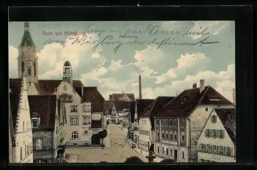 AK Roth / Pegnitz, Marktplatz