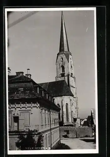 AK Neukirchen an der Enknach, Blick zur Kirche