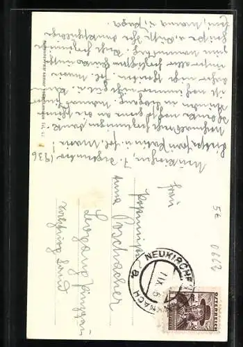 AK Neukirchen an der Enknach, Blick zur Kirche