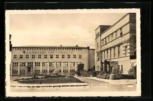 AK Eisenstadt, Landeskrankenkasse und Lisztdenkmal