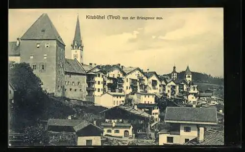 AK Kitzbühel /Tirol, Ortsansicht von der Griesgasse aus