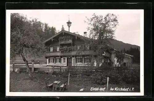 AK Kirchdorf i. T., Einöd-Hof mit Garten