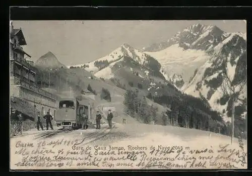 AK Gare de Caux Jaman, Bergbahn