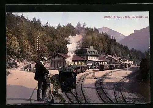 AK Brünig, Bahnhof der Bergbahn