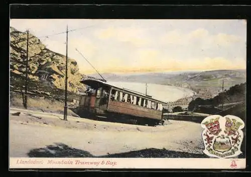 AK Llandudno, Mountain Tramway & Bay, Bergbahn