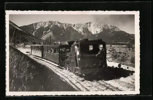 AK Puchberg /Schneeberg, Zahnradbahn auf dem Hochschneeberg