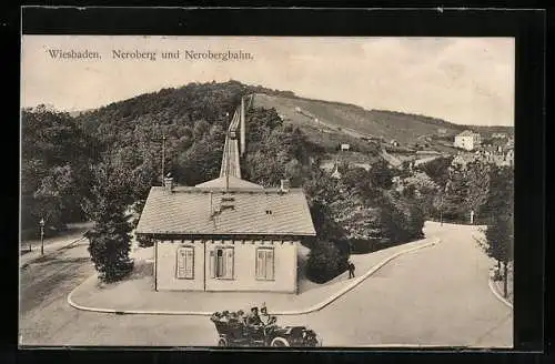 AK Wiesbaden, Neroberg und Nerobergbahn