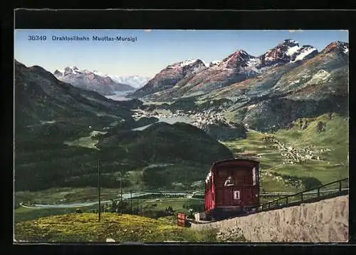 AK Muottas-Muraigl, Drahtseilbahn