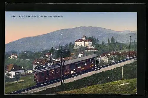AK Blonay, Chemin de fer des Pleiades, Bergbahn