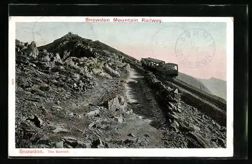 AK Snowdon, Snowdon Mountain Railway, Bergbahn