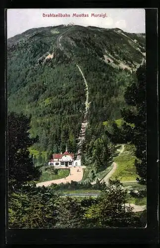 AK Muottas Muraigl, Drahtseilbahn