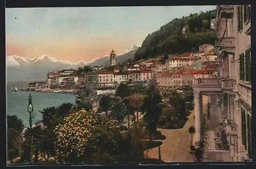 AK Bellagio /Lago di Como, Teilansicht mit See