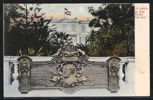 AK San Remo, Villa Zirio