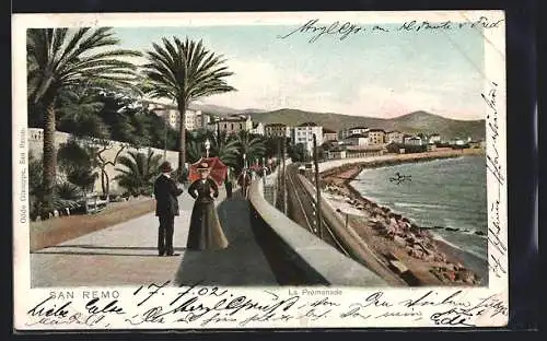 AK San Remo, La Promenade