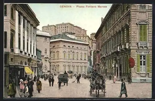 AK Genova, Piazza Fontane Marose