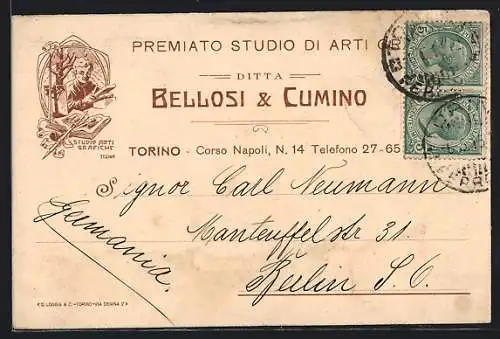 AK Torino, Studio di Arti Grafiche Bellosi & Cumino, Corso Napoli
