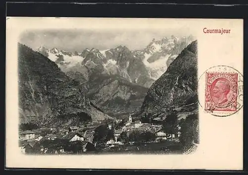 AK Courmayeur, veduta generale