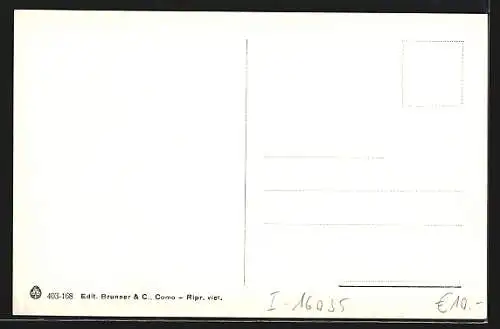 AK Rapallo, Hotel Moderne, Strassenfront