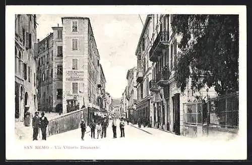 AK San Remo, Via Vittorio Emanuele