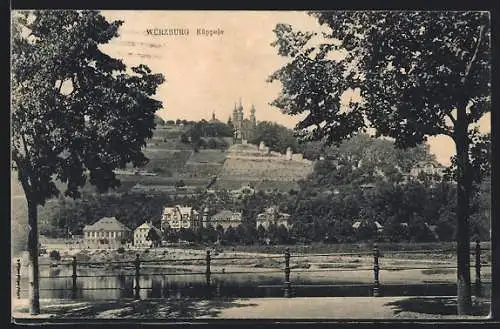 AK Würzburg, Käpelle vom Fluss aus