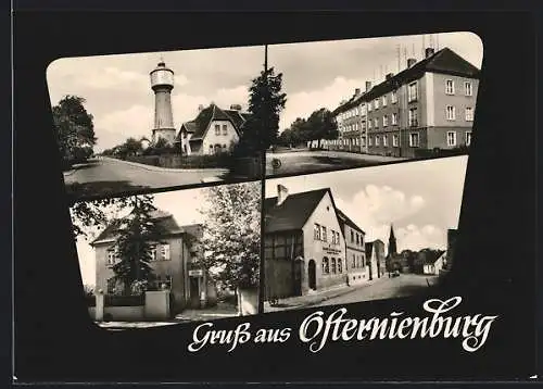 AK Osternienburg, Wasserturm, Betriebs-Ambulatorium, Walther-Rathenau-Strasse, Strasse des 7. Oktober