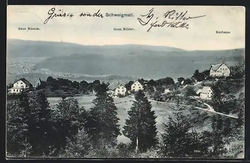 AK Schweigmatt, Pensionen Haus Klemm und Haus Bühler, Kurhaus