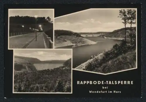 AK Wendefurt im Harz, Ansichten der Rappbode-Talsperre