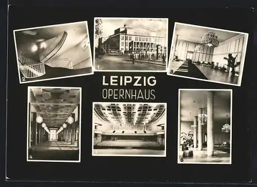AK Leipzig, Opernhaus am Karl-Marx-Platz