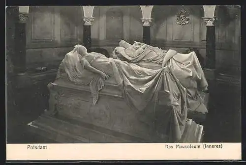 AK Potsdam, Das Mausoleum, Innenansicht