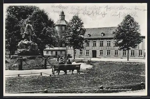 AK Siegen, Am Bismarckdenkmal