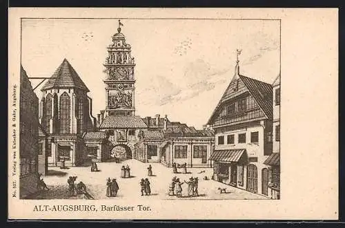 AK Augsburg, Partie am Barfüsser-Tor