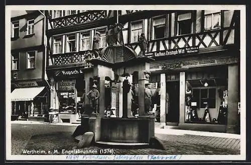 AK Wertheim a. M., Am Engelsbrunnen