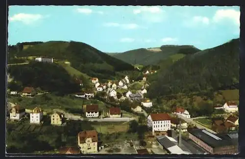 AK Mühlenrahmede /Sauerland, Gesamtansicht aus der Vogelschau