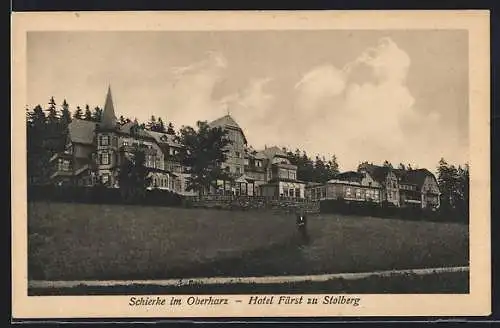 AK Schierke, Hotel Fürst zu Stolberg