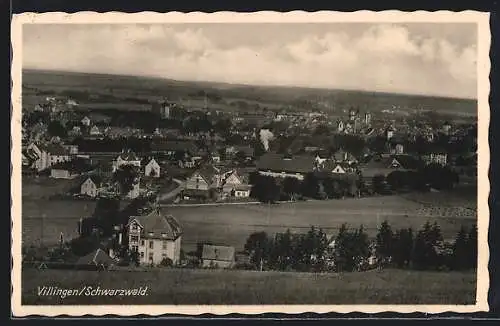 AK Villingen /Schwarzwald, Ortsansicht mit Kirche