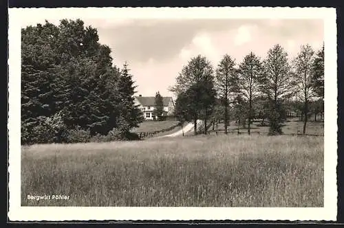 AK Rattinghausen /Bad Essen, Gasthaus und Pension Bergwirt Pöhler auf dem Rattinghauser Berg