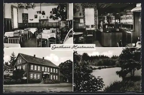 AK Wietzendorf /Lüneburger Heide, Gasthaus und Hotel-Pension Hartmann