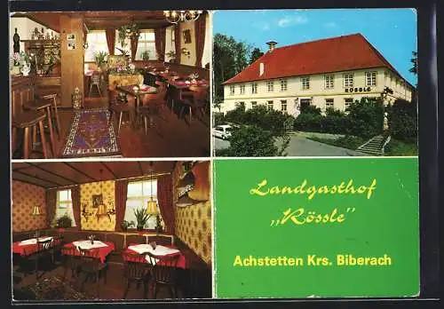AK Achstetten /Krs. Biberach, Landgasthof Rössle Familie Heldmann