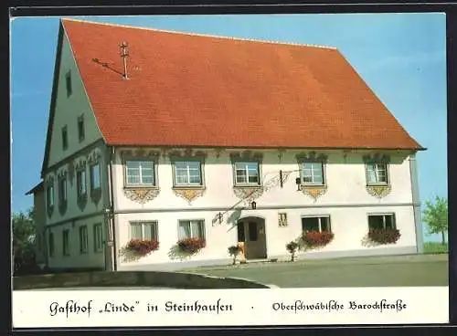 AK Steinhausen /Schussenried, Gasthof Linde A. Heinzelmann