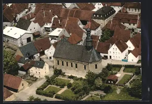 AK Schlüsselfeld, Marienkapelle aus der Vogelschau